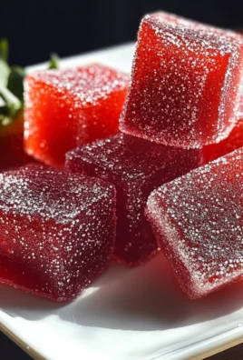 Strawberry and chilli jellies