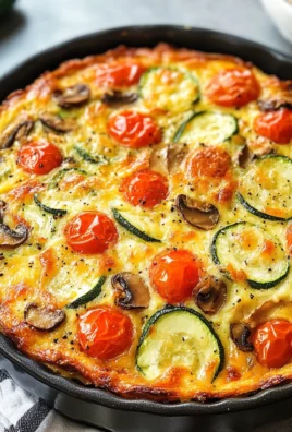 Summer Garden Crustless Zucchini Pie
