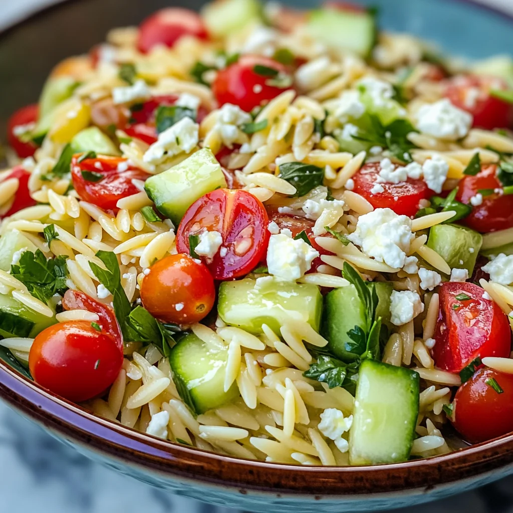 The Best Orzo Pasta Salad