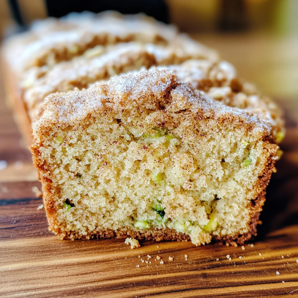 The Best Snickerdoodle Zucchini Bread