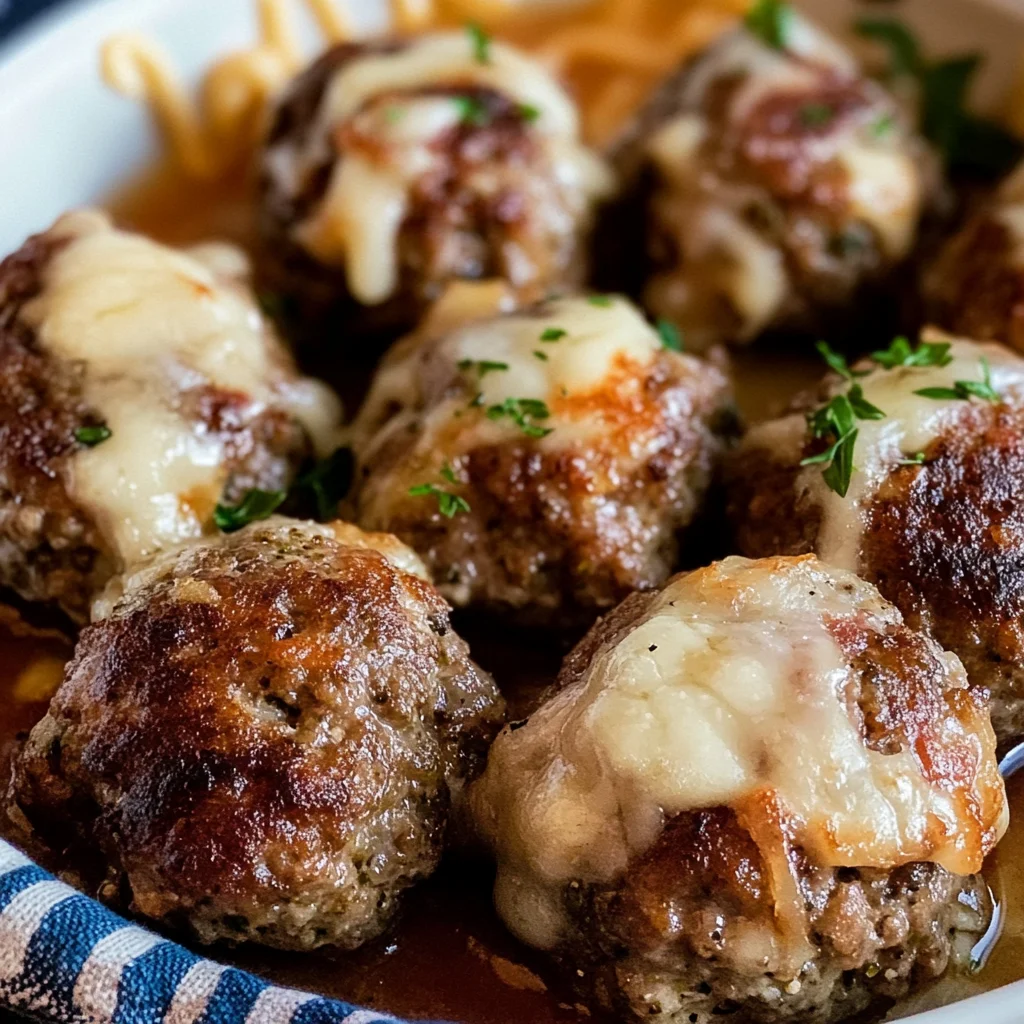 Turkey Bacon Cheeseburger Meatballs