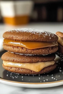 Apple Cider Whoopie Pie cookies with Caramel Filling
