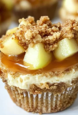 Apple Crisp Mini Cheesecakes