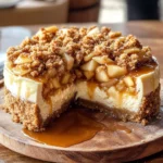 Apple Crumble Cheesecake