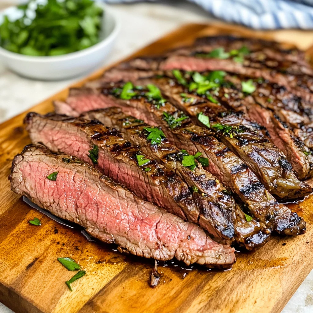 Balsamic Marinated Flank Steak