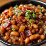 Brown Sugar and Turkey Bacon Baked Beans
