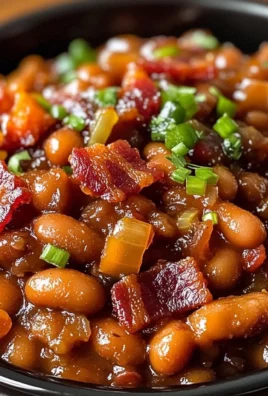 Brown Sugar and Turkey Bacon Baked Beans