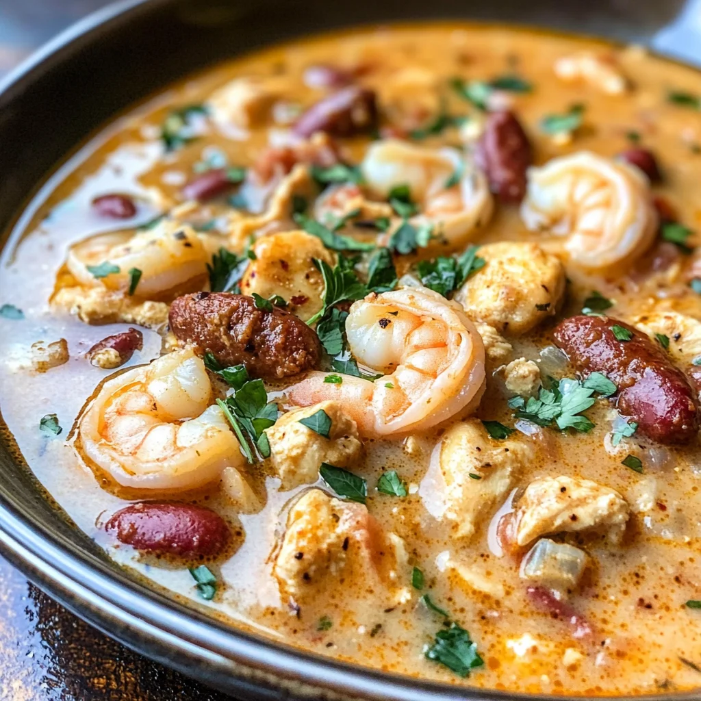 Cajun White Chicken Chili