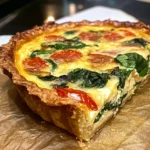 Caprese Florentine Quiche