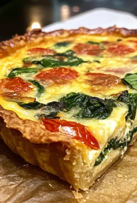 Caprese Florentine Quiche