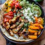 Chicken Fajita Tortilla Bowls