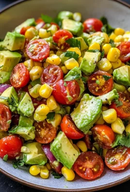 Corn Tomato Avocado Salad