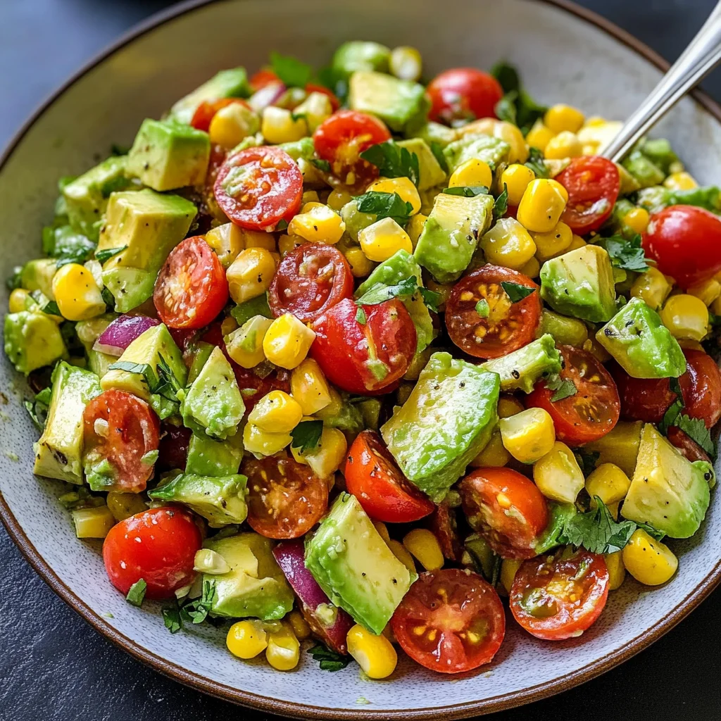 Corn Tomato Avocado Salad