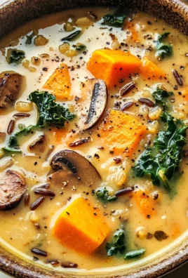 Cozy Autumn Wild Rice Soup