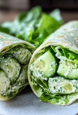 Cucumber Green Goddess Wraps