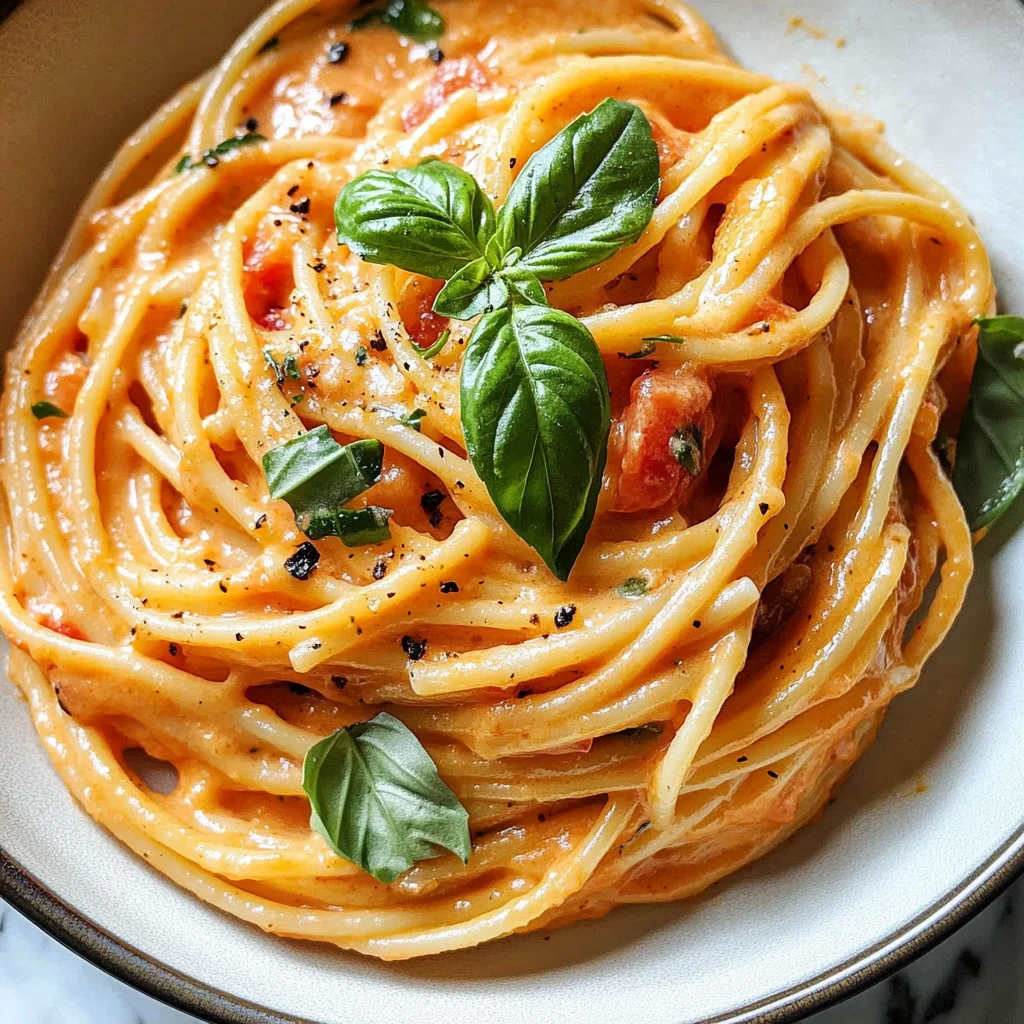 Easy One Pot Creamy Tomato Pasta