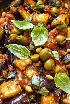 Eggplant Caponata (Healthier)