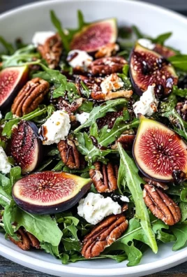 Fig Salad with Arugula & Pecans