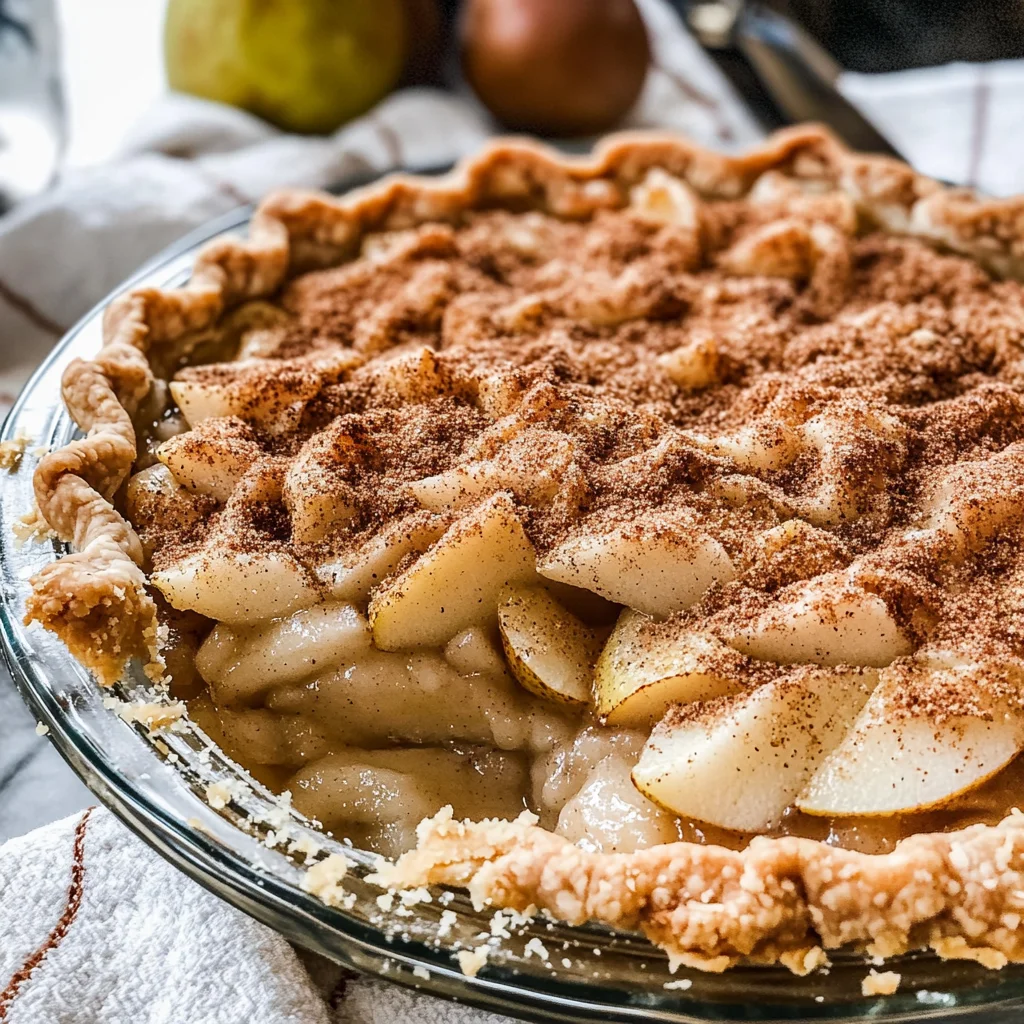 Fresh Pear Pie