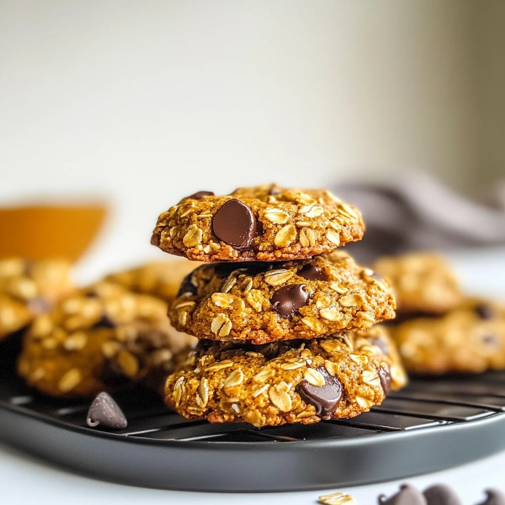 Healthy Pumpkin Oat Cookies