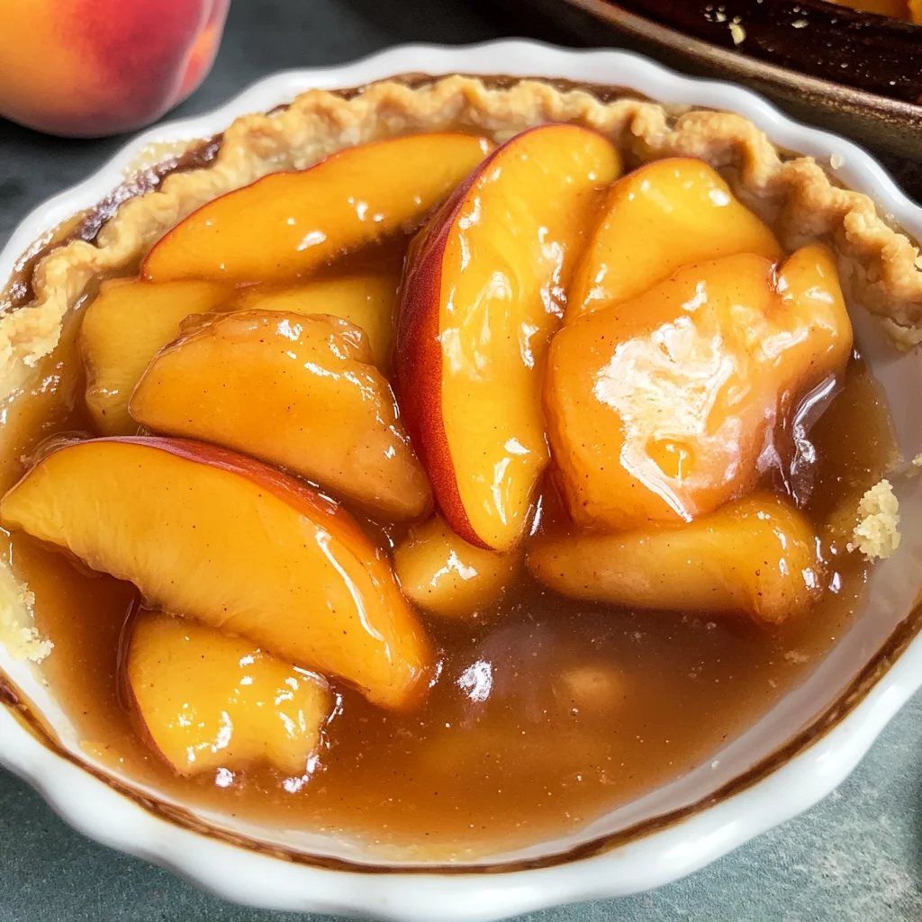 Homemade Peach Pie Filling