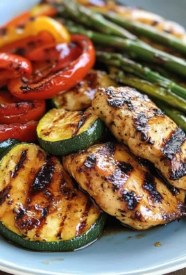 Honey Balsamic Grilled Chicken and Vegetables