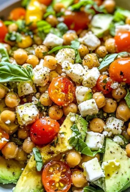 Honey Roasted Chickpea and Avocado Salad