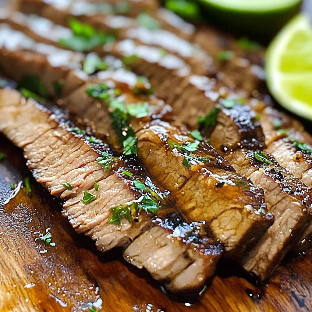 Honey Sriracha Flank Steak