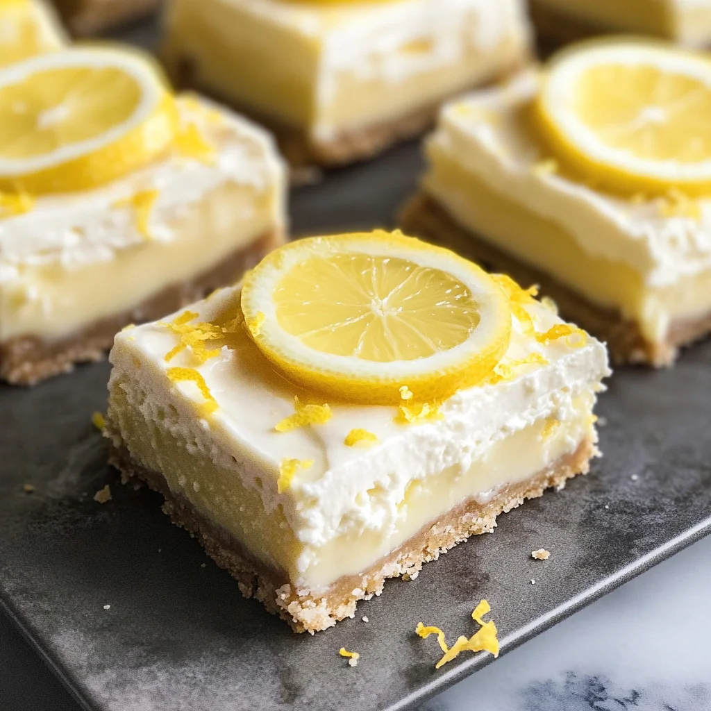 Lemon Cheesecake Bars