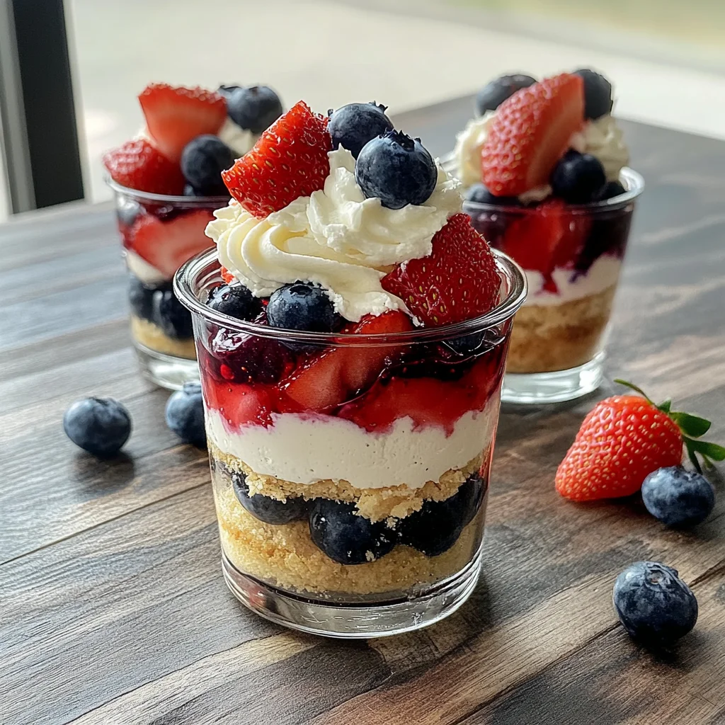Mixed Berry Mini Trifles