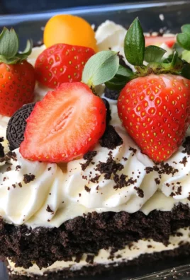 Oreo Dirt Pudding Cake