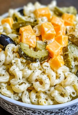 Pasta Salad with Dill Pickles