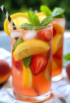Peach Strawberry Lemonade Recipe