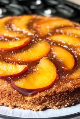 Peach Upside-Down Cake Recipe