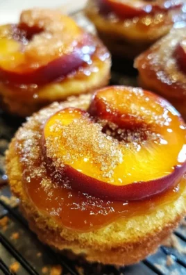 Peach Upside Down Mini Cakes