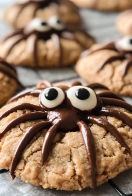Peanut Butter Spider Cookies