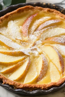 Pear Custard Pie