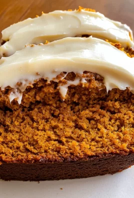 Pumpkin Bread with Cream Cheese Frosting Recipe