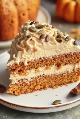 Pumpkin Spice Cake with Brown Sugar Cream Cheese Frosting
