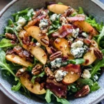 Roasted Apple Salad with Caramelized Shallot Vinaigrette