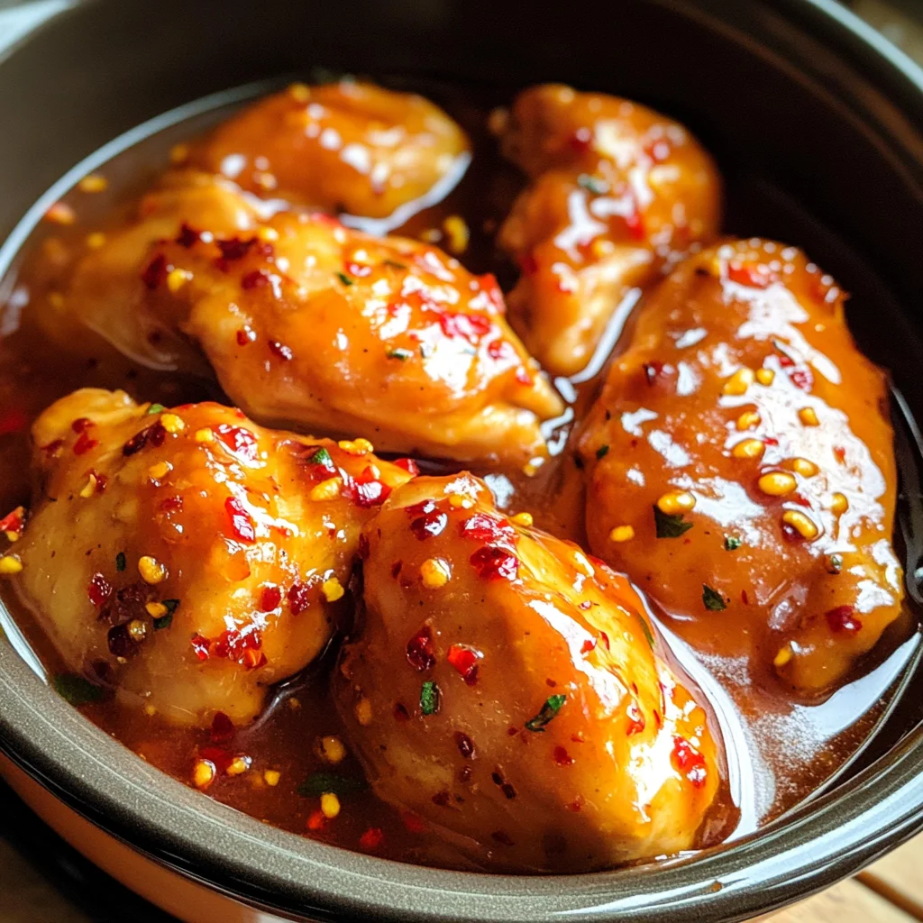 Slow Cooker Apricot Chicken