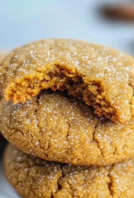 Soft and Chewy Pumpkin Molasses Cookies