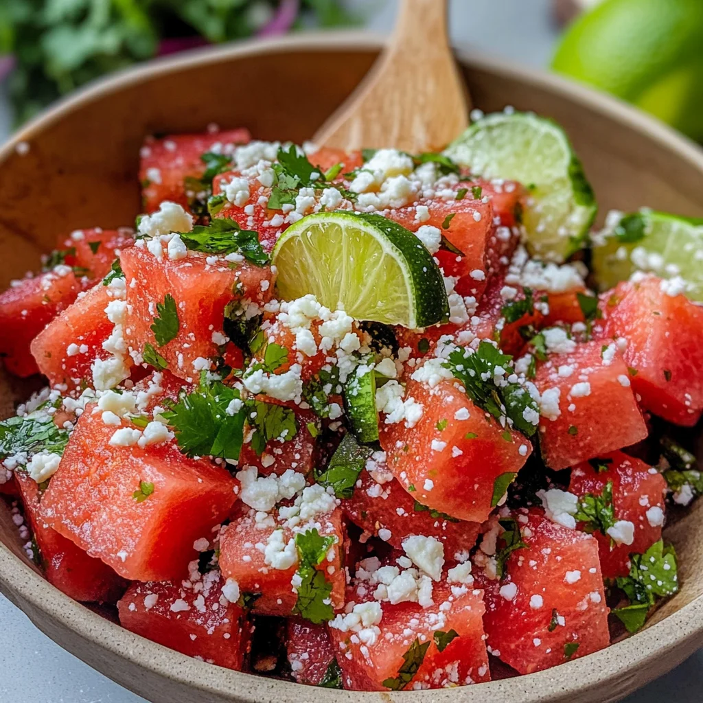 Spicy Watermelon Salad