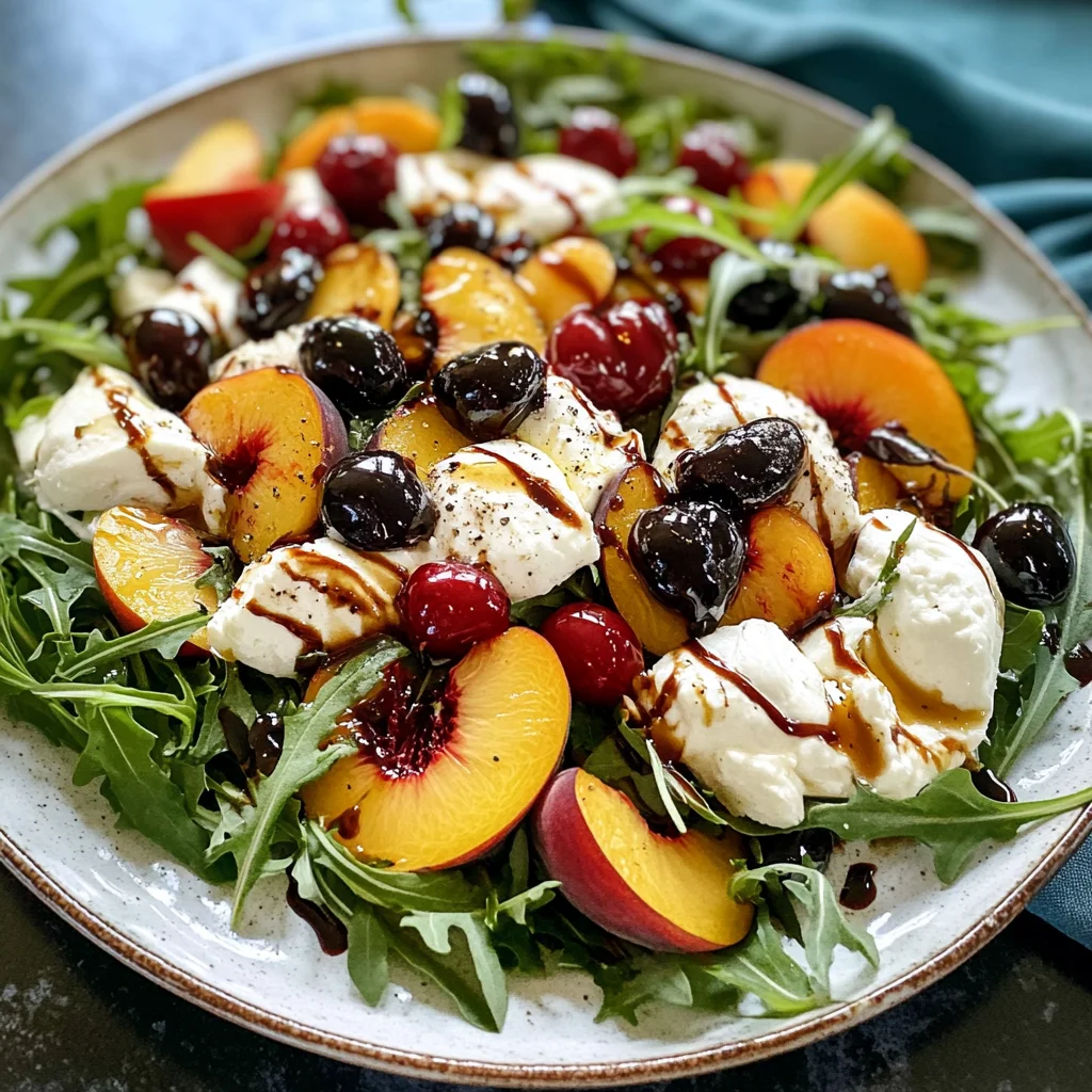 Stone Fruit Salad with Burrata