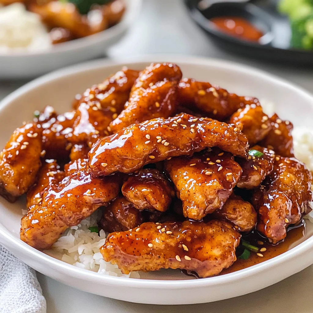 Sweet & Spicy Sticky Chicken