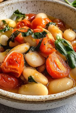 Tomato Basil Butter Beans