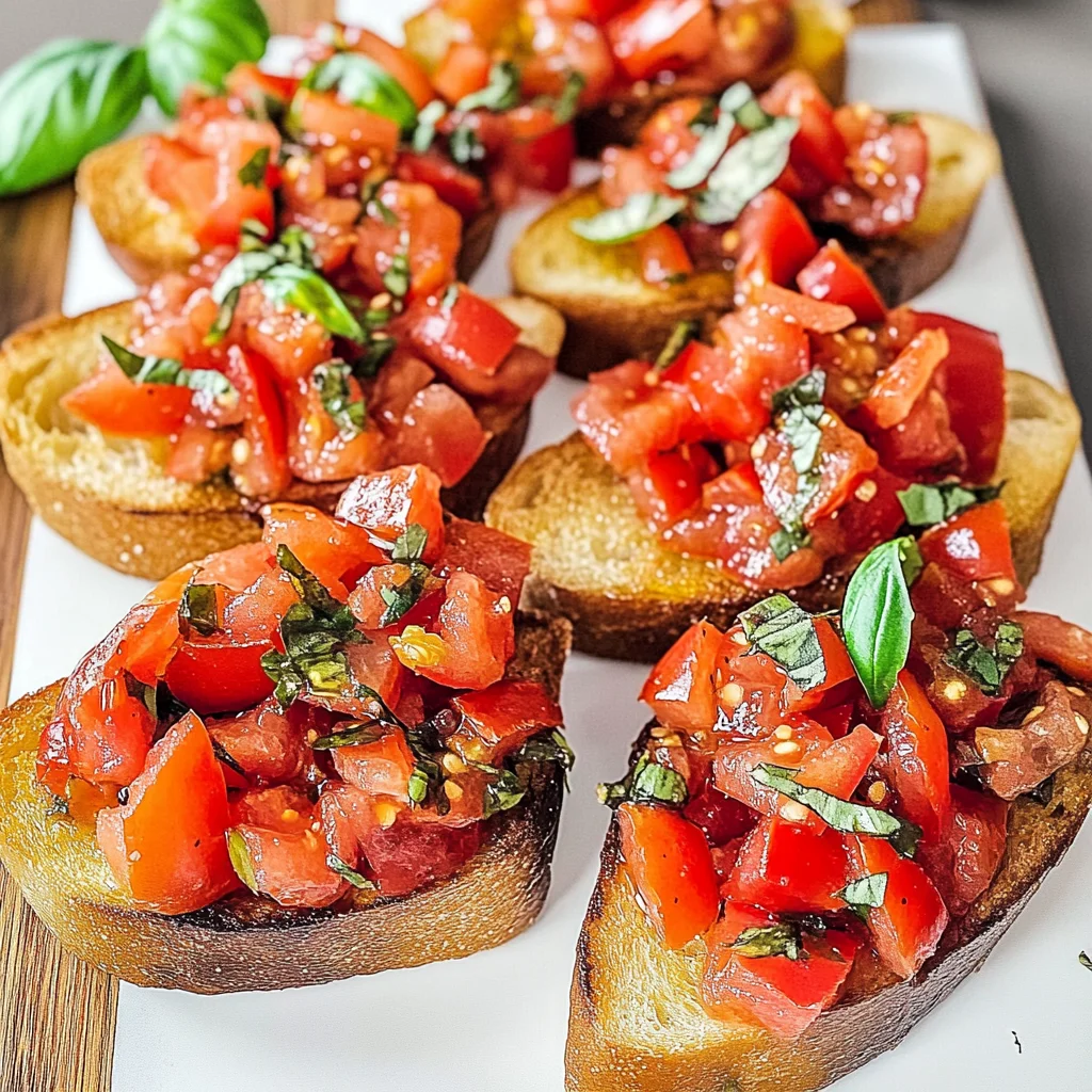 Tomato bruschetta