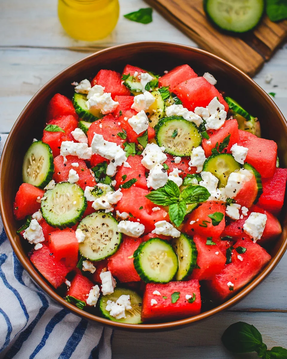 Watermelon Feta Salad