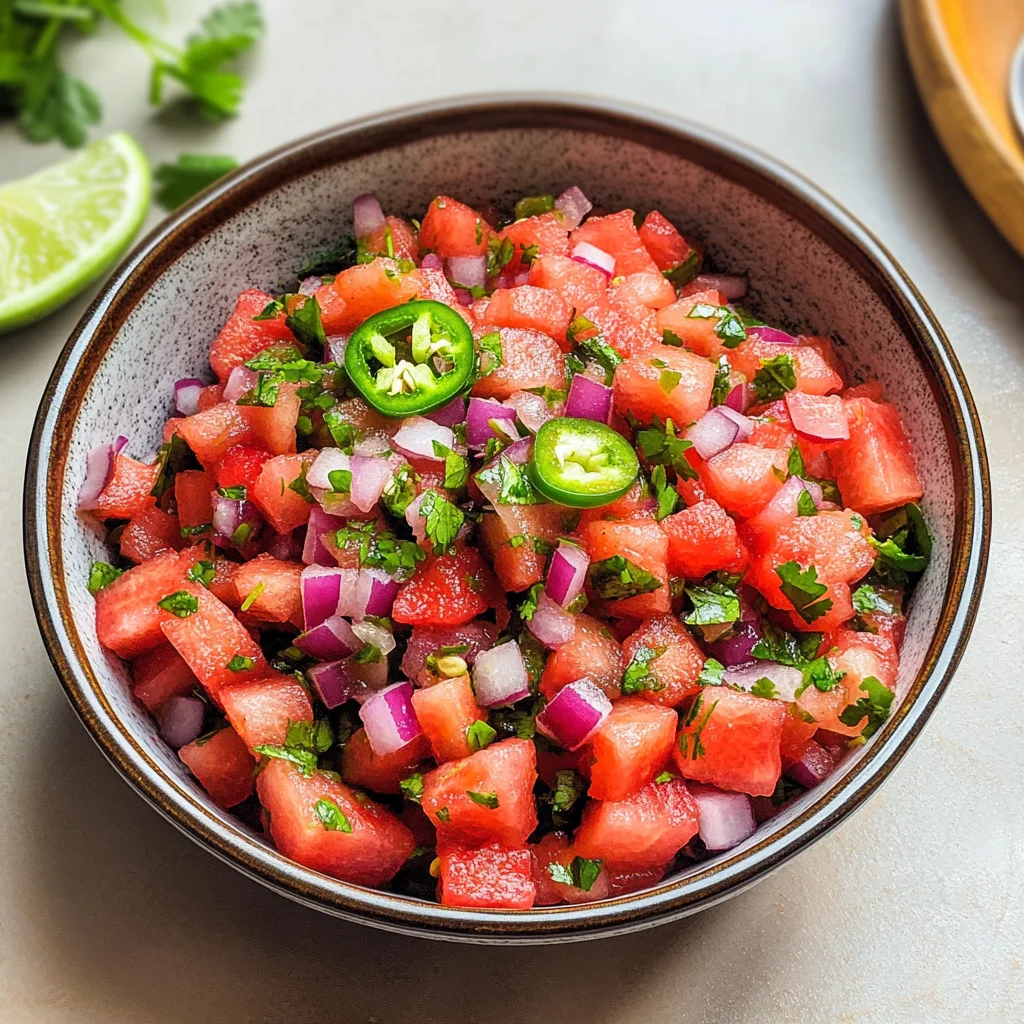 Watermelon Salsa