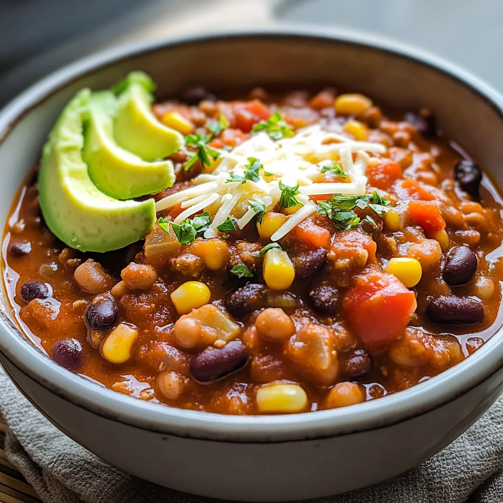 20-Minute Vegetarian Chili Recipe